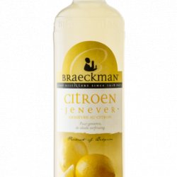 Braeckman Lemon Genever 70cl - Kay Gee’s Off Licence