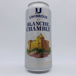 Unibroue Blanche Chambly Witbier Can - Bottleworks