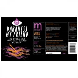 Maryensztadt Darkness My Friend Peated Imperial Baltic Porter