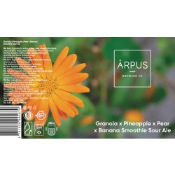 Ārpus Brewing Co. Granola X Pineapple X Pear X Banana Smoothie Sour Ale