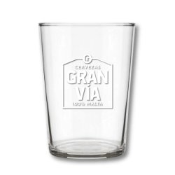 Pack 6 vasos de 50 cl. - Cervezas Gran Vía - Cervezas Gran Vía