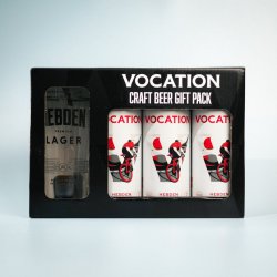 Vocation Hebden Lager Gift Set  Lager Gift Pack  3 x 440ml Cans & Gl - Vocation