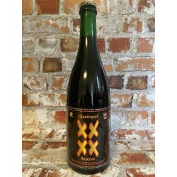 De Struise Brouwers XXXX Quadrupel Reserva 2018 - Gerijptebieren.nl