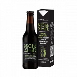 HORIZONT Brewing Night Shift Vintage 2024 - Imperial Pastry Stout Aged In Bourbon Barrels With Hazelnut & Caramel HORIZONT Brewing Night Shift Vintage 2024 - Imperial Pastry Stout Aged In Bourbon Barrels With Hazelnut & Caramel