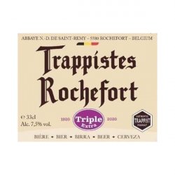 Trappistes Rochefort Triple Extra