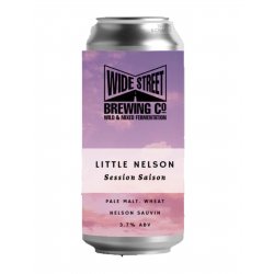 Widestreet - Little Nelson Session Saison 3.7% ABV 440ml Can - Martins Off Licence