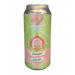 Vault City Brewing Rhubarb Drizzleberry Cupcake