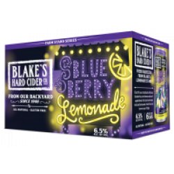 Blakes Blueberry Lemonade Cider 12oz 6pk Cn - Luekens Wine & Spirits