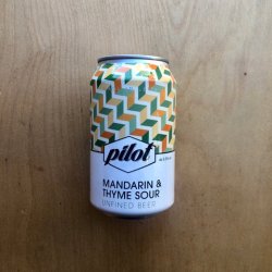 Pilot - Mandarin and Thyme Sour 5.3% (330ml) - Beer Zoo