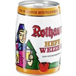 Rothaus Hefe-Weizenbier 5,4% Vol. 5 L Original Party-Fässli - Pepillo