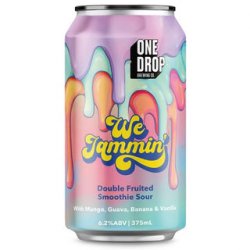 One Drop Brewing We Jammin Double Fruited Smoothie Sour 375ml - The Beer Cellar