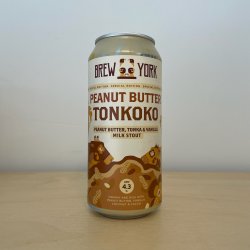 Brew York Peanut Butter Tonkoko (440ml Can) - Leith Bottle Shop