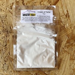 Cream of Tartar (E366) - 50g Bag - Brewbitz Homebrew Shop