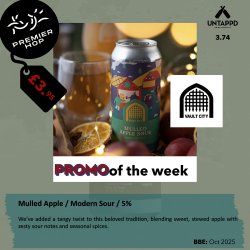 Vault City Mulled Apple  Modern Sour  5% - Premier Hop