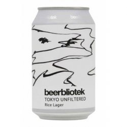 Beerbliotek Tokyo Unfiltered Rice Lager 330ml - The Beer Cellar