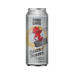 Mash Gang South of Heaven - 0.5% - Red Pilsner Lager - 440ml - 12 Pack - Mash Gang