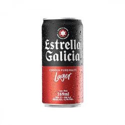 CERVEZA ESTRELLA GALICIA LATA 269 ML - Iberpark