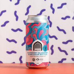 Vault City  Raspberry Blueberry Bubblegum Bottles Sour  4.5% 440ml Can - All Good Beer