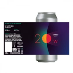 Verdant Brewing Co. 20 Watt Moon - Beer Force