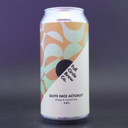 Full Circle Brew Co - Quite Nice Actually - 5% (440ml) - Ghost Whale