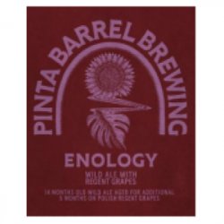 PINTA Barrel Brewing Enology (Regent)