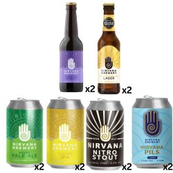 Nirvana Perfect Harmony Pack – 12 x 330ml Non Alcoholic Beer Mixed Pack - The Alcohol Free Co