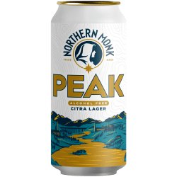 Northern Monk Peak Alcohol-Free Citra Lager 0.5% - The Alcohol Free Co