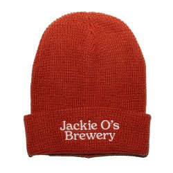 Jackie O’s Rust Waffle Knit Jackie O’s Beanie - Jackie O’s Brewery