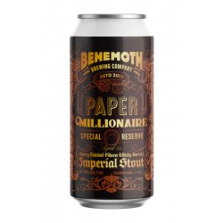 Behemoth Paper Millionaire Imperial Stout aged in Sherry Finished Pōkeno Whisky Barrels - Temple Cellars