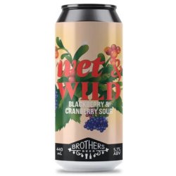 Brothers Beer Wet & Wild Blackberry & Cranberry Sour 440mL - The Hamilton Beer & Wine Co