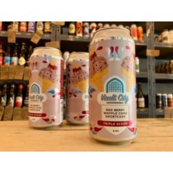Vault City Brewing Red Berry Waffle Cone Shortcake Triple Scoop