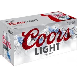 Coors Light 18 pack 12 oz. Can - Petite Cellars