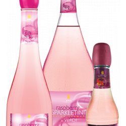 Verdi Raspberry Sparkletini 248oz bottles - Beverages2u