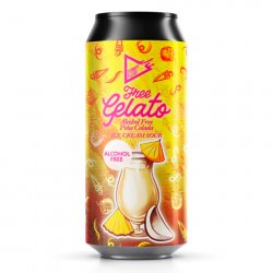 Funky Fluid Free Gelato Piña Colada 0,5% 50cl - La Domadora y el León