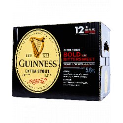 Guinness Beer Guinness Extra Stout - Half Time