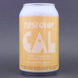 First Chop Brewing - CAL - 4.8% (330ml) - Ghost Whale