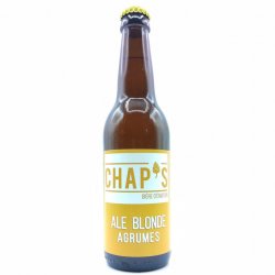 Ale Blonde Agrumes  Brasserie Chaps - Autour de la Bière  6.8°  Bière aux fruits - La Plante Du Loup