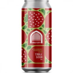 Vault City Brewing  Strawberry Margarita Gose Table Sour (Cans) (44cl) - Chester Beer & Wine