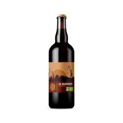 HUB Le Manifeste, bière brune porter 75cl - Beertastic