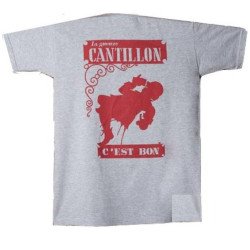 Cantillon T-Shirt Grey and Red - BelgianShop