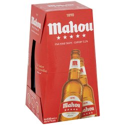 Mahou Spanish Lager 4x330ml - Fountainhall Wines