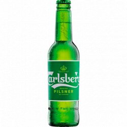 Carlsberg Danish Pilsner Lager Beer 330ml Bottle - Fountainhall Wines