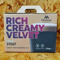 Muntons Flagship - Milk Stout - 35 Pint Craft Beer Kit - Brewbitz Homebrew Shop