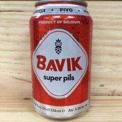 Bavik Super Pils 330ml Can Best Before 14052024 - Kay Gee’s Off Licence