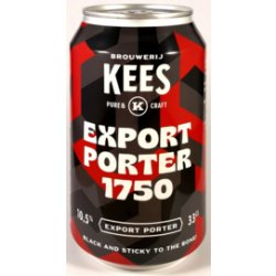 Brouwerij Kees ~ Export Porter 1750 33cl can - Hetbiermoment.nl