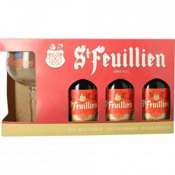 St-Feuillien 3-as Karácsonyi Díszdoboz Pohárral  Kizárólag Bolti Átvétellel - Beerselection