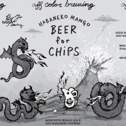 Off Color Beer for Chips Habanero Mango - The Open Bottle