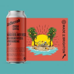 Unbarred x Mash Gang (Collab), Mango Berliner Weisse, 5050 Berliner Weisse & Alfonso Mango Mix, Sour, 2.8%, 440ml - The Epicurean