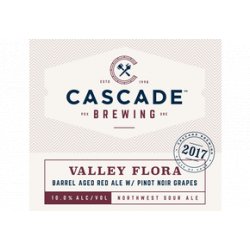 Cascade Brewing Valley Flora 2017 12x50CL - Van Bieren