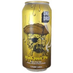 One Drop Mind Your P's Pastry Stout With Praline, Pecans & Peanut Butter 440mL ABV 7.2%  Australian Craft Beer - Hopshop